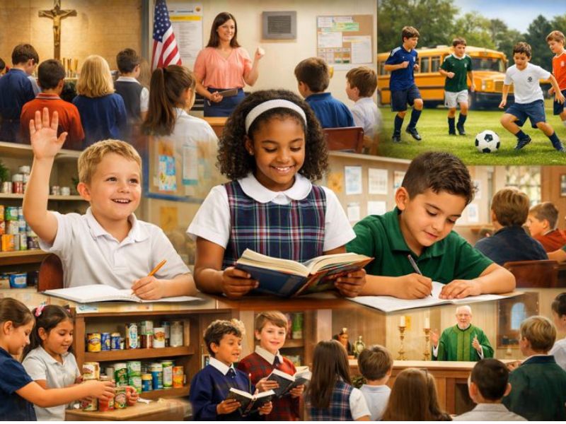 A Day Inside a Catholic School in the USA: What Students Really Experience
